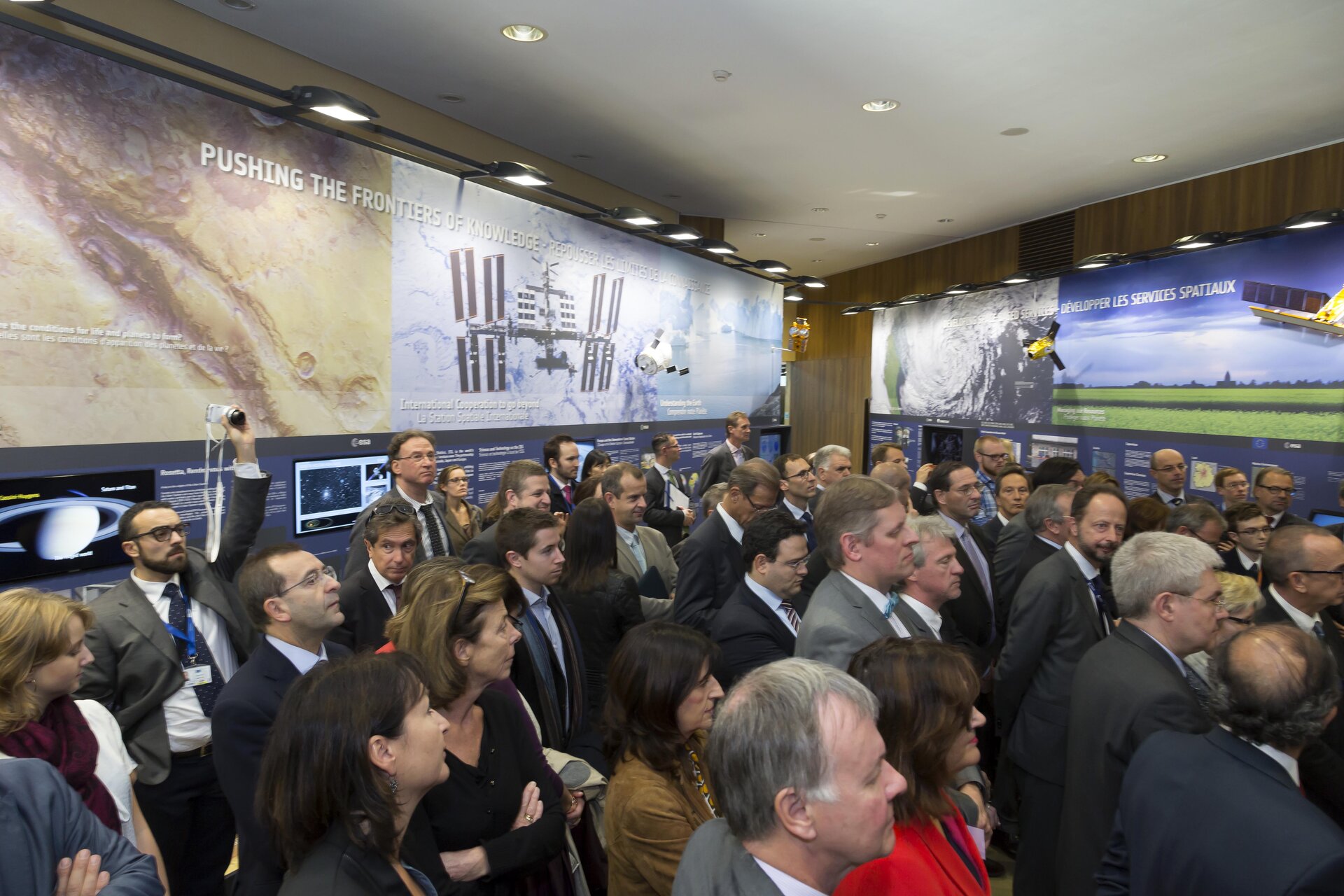 Inauguration of the ‘Space For Our Future’ exhibition