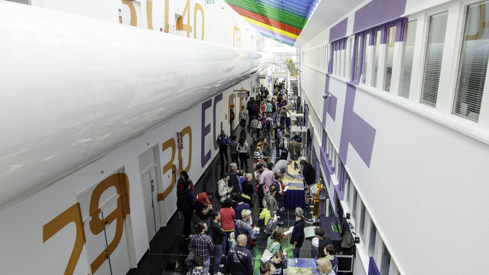 Laboratory corridor