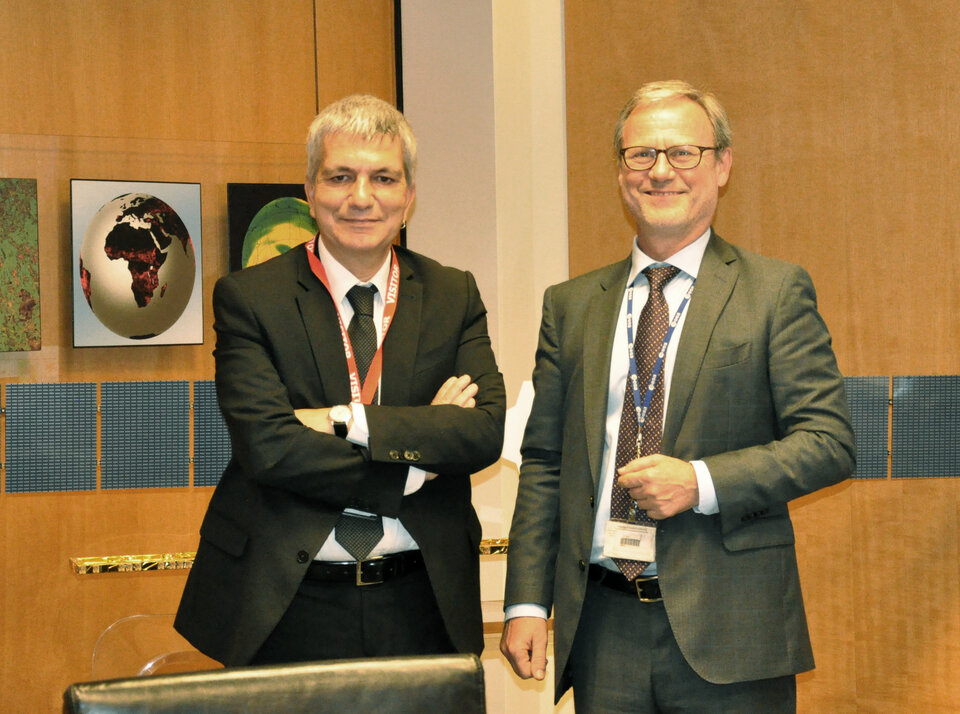 Il presidente di Nereus, Nichi Vendola, ed il Dr Volker Liebig