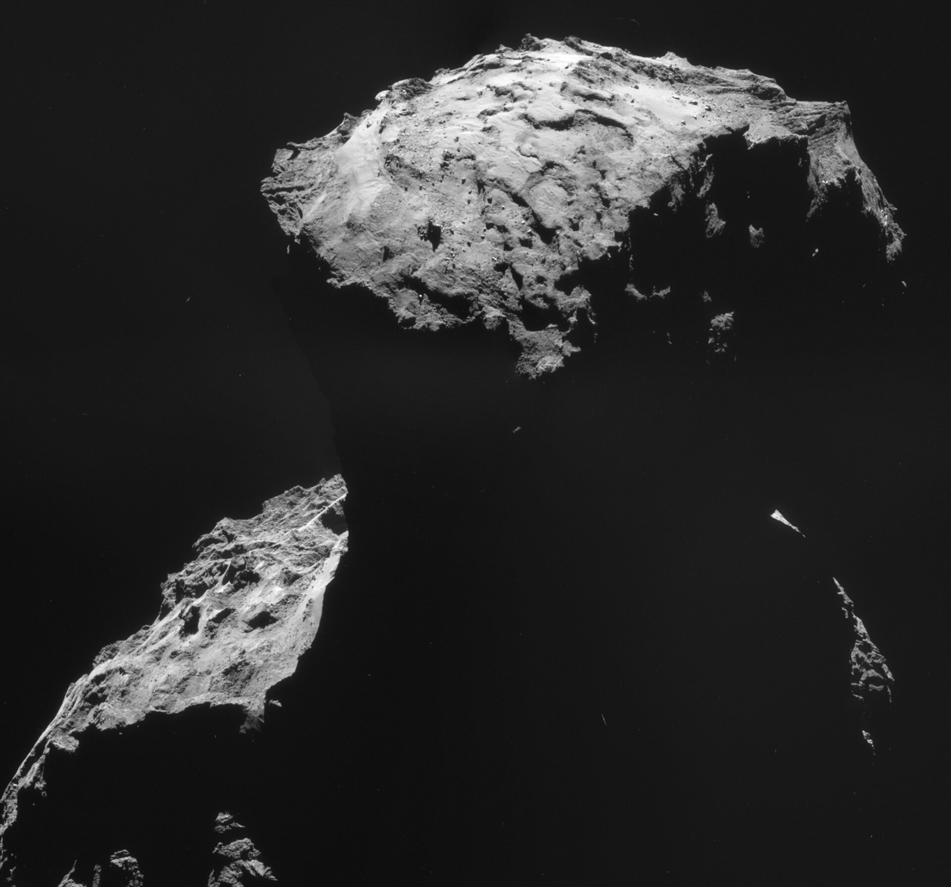 Le site d'atterrissage de Philae (30 octobre 2014)