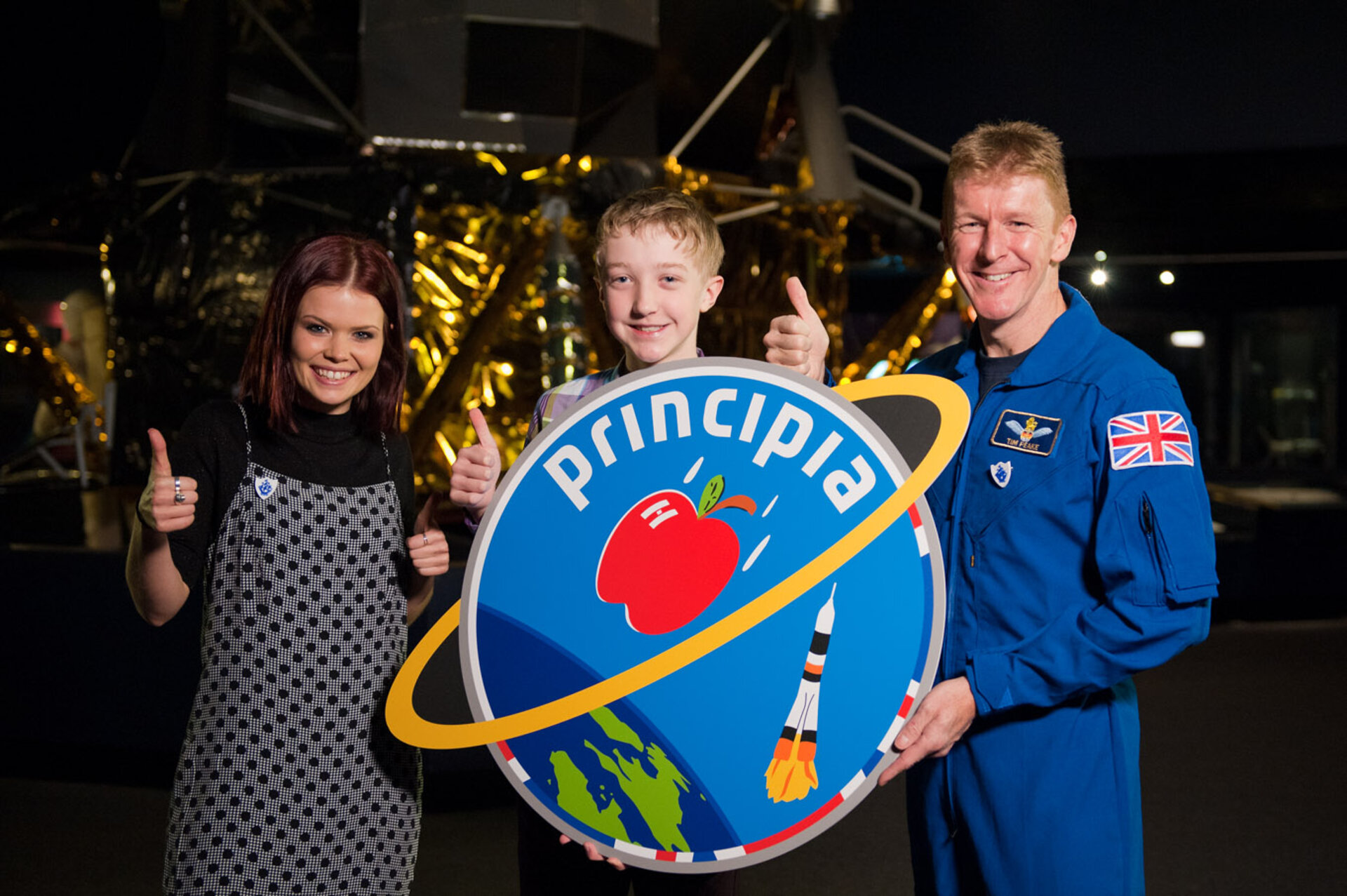 Principia logo with Lindsay, Troy and Tim