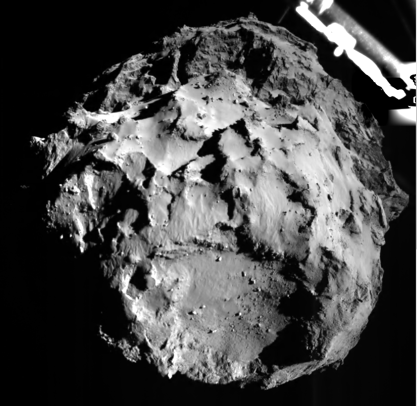 Image from Rolis on Philae, 3km above the landing point