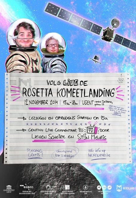 Volg de komeetlanding live in Gent