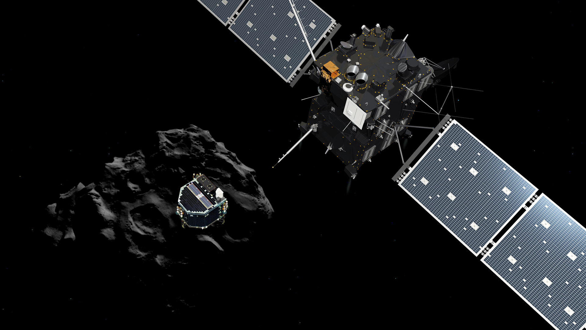 Rosetta en Philae bij komeet 67P/Tsjoerjoemov-Gerasimenko