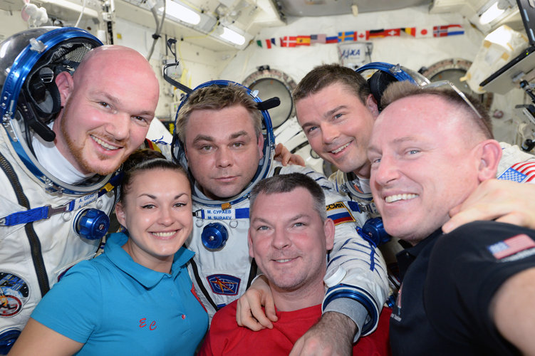 Space Station selfie