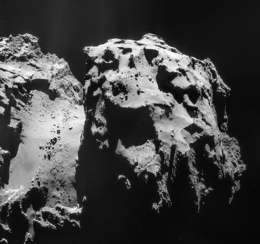 Comet on 9 December 2014 – NavCam