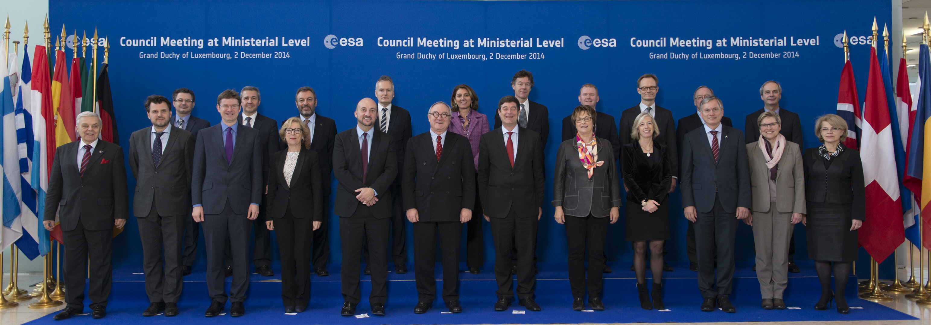 European ministers and representatives at the ESA Council at Ministerial Level