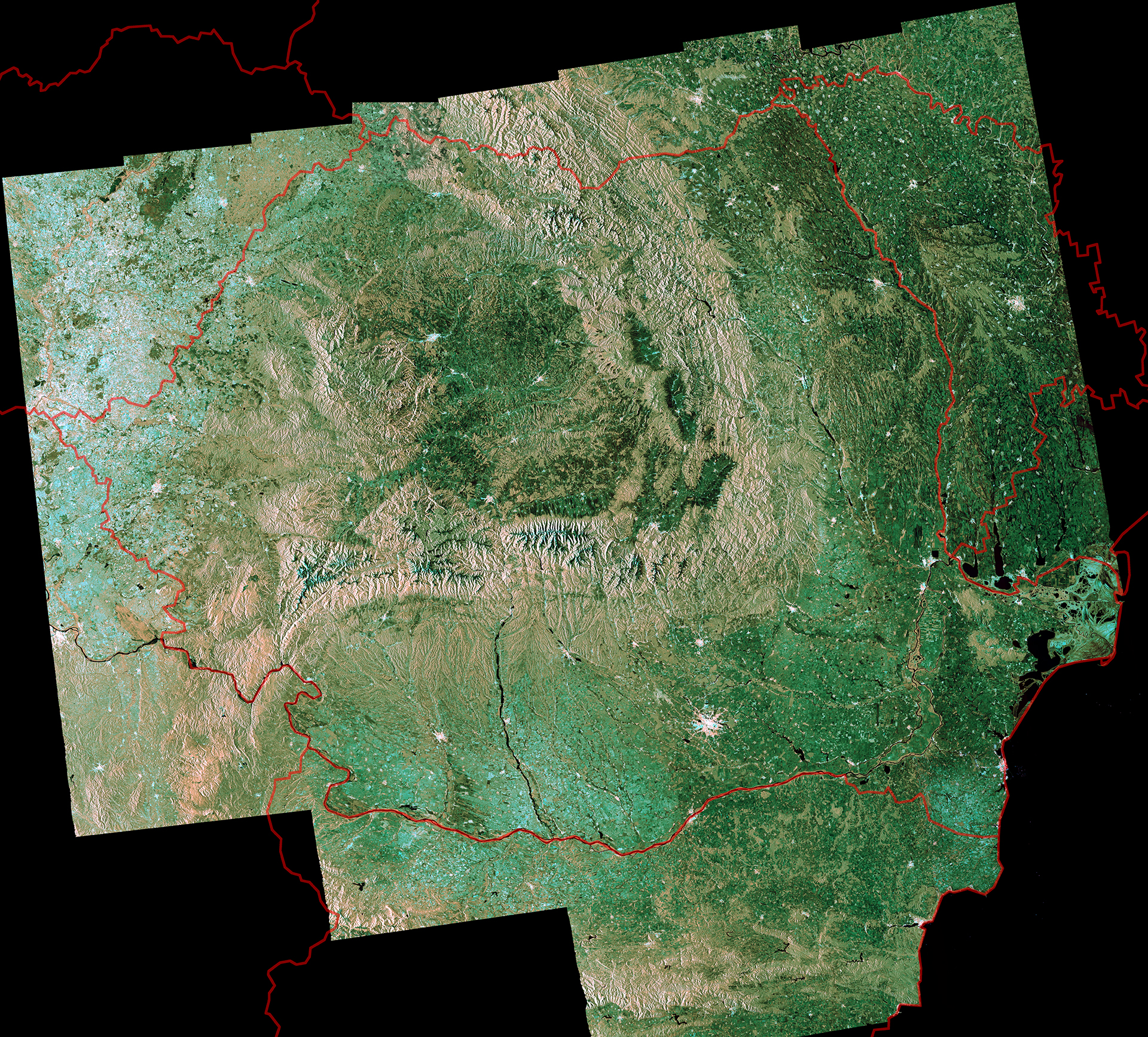 Romania Văzută Din Satelit Www Geogra Ro