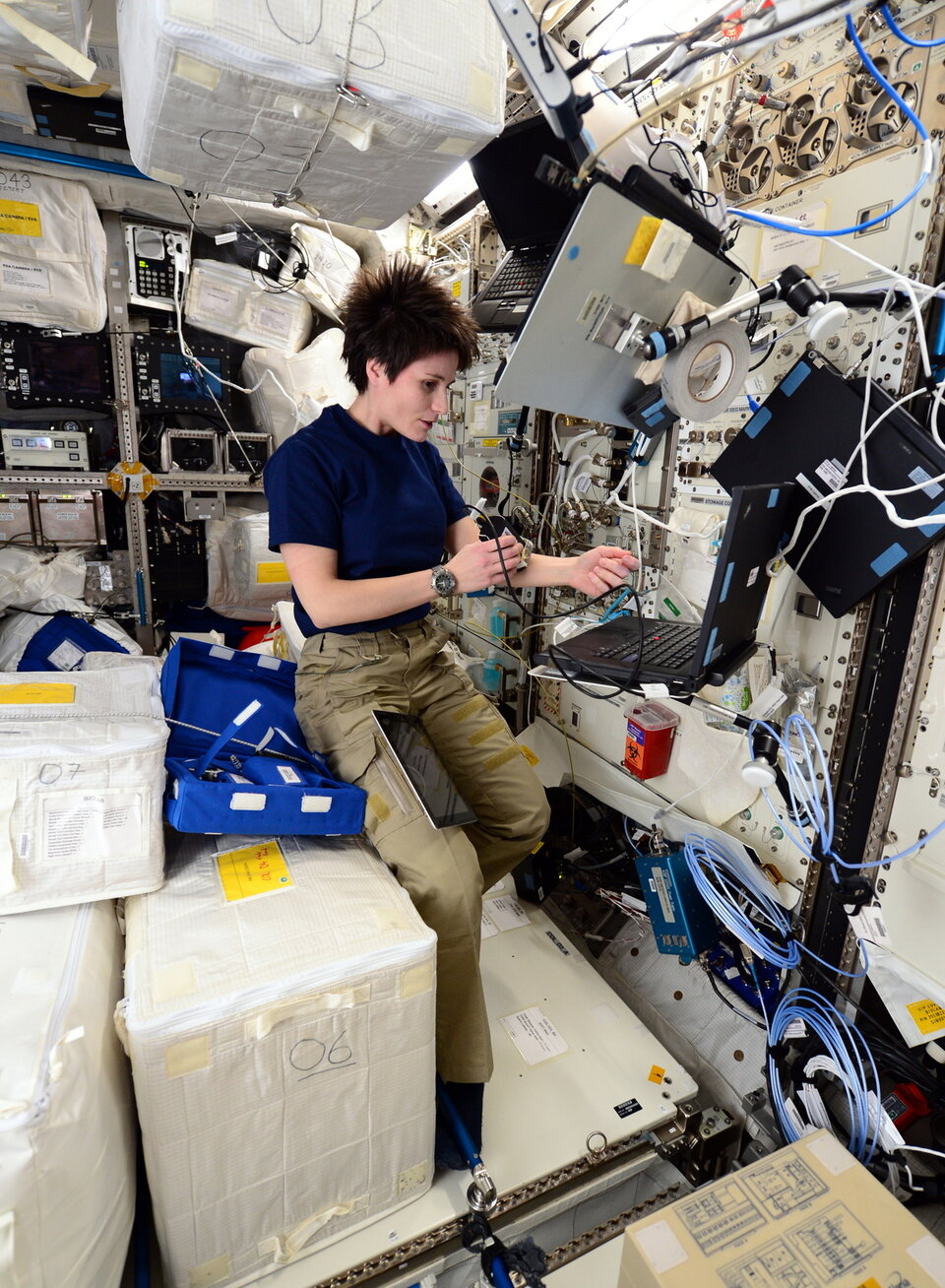 ESA-Astronautin Samantha Cristoforetti