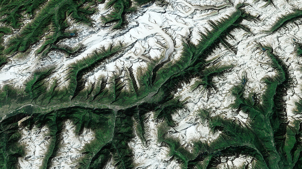 Aletsch Glacier, Alps