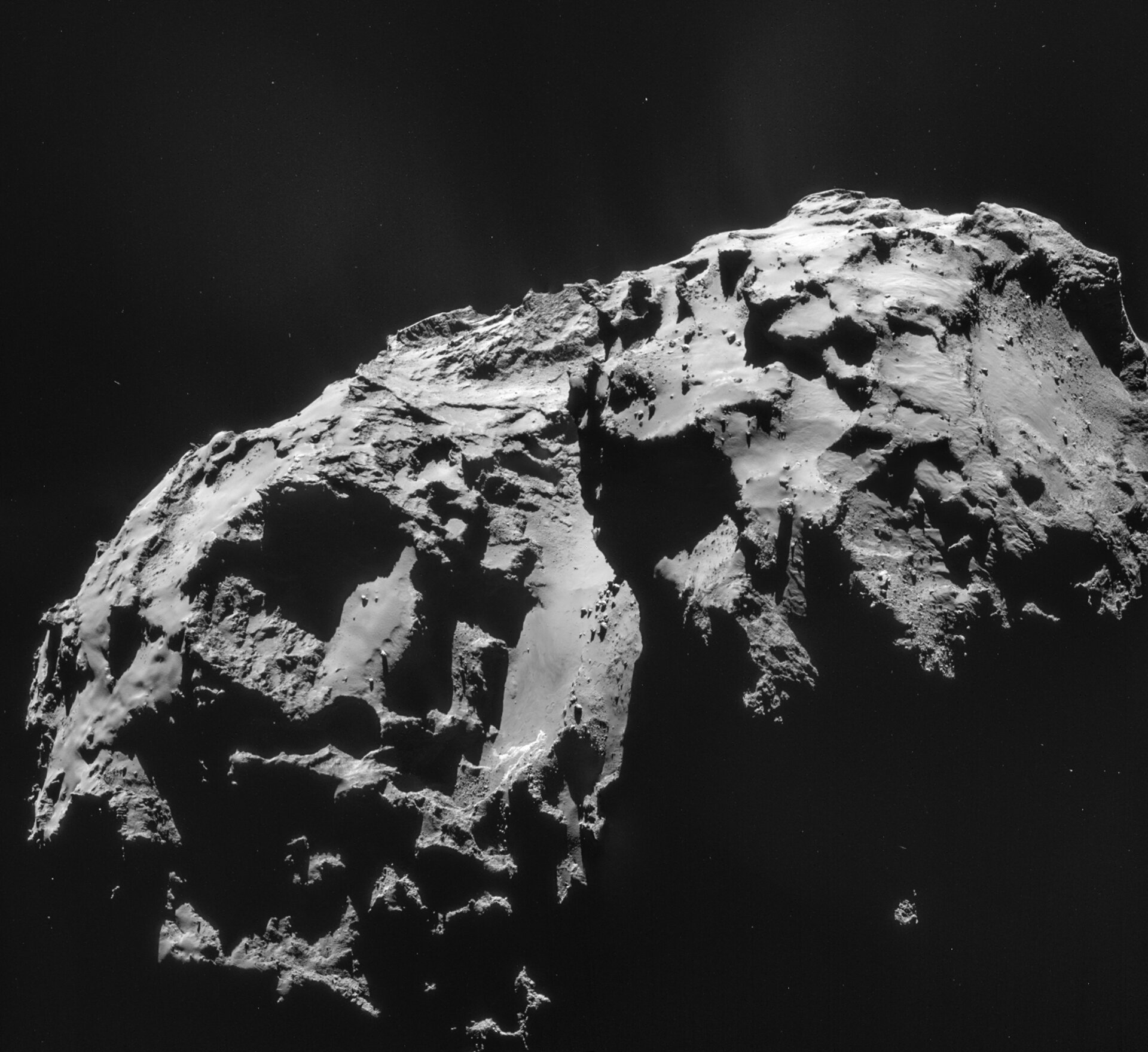 Comet on 8 January 2015 – NavCam 