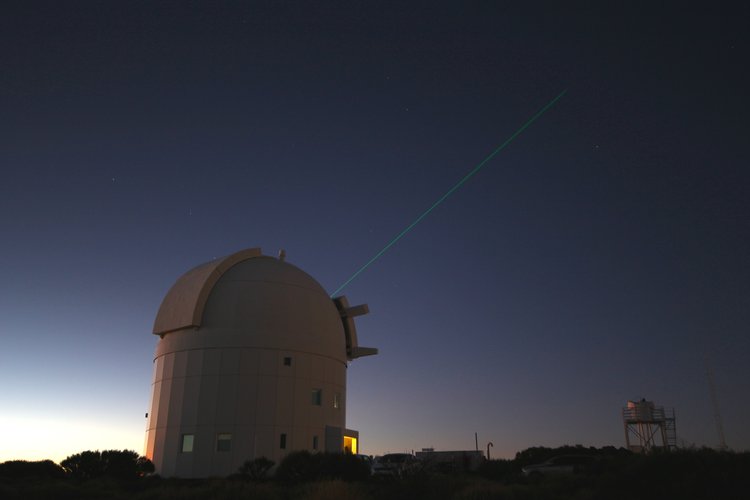 ESA's Optical Ground Station laser tags ISS