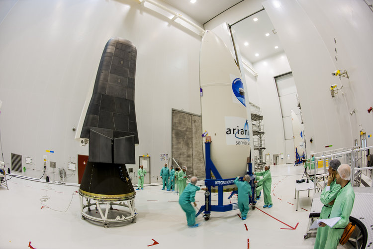 IXV before fairing encapsulation