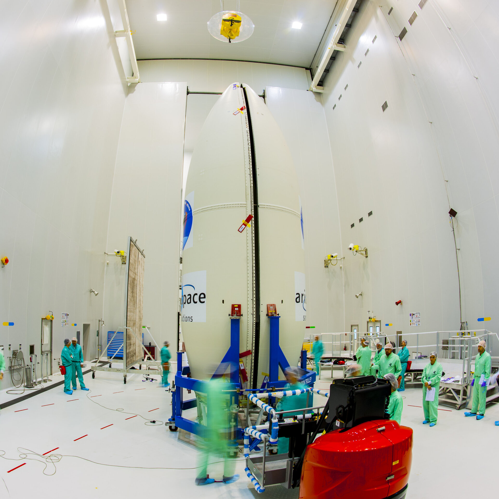 IXV during fairing encapsulation