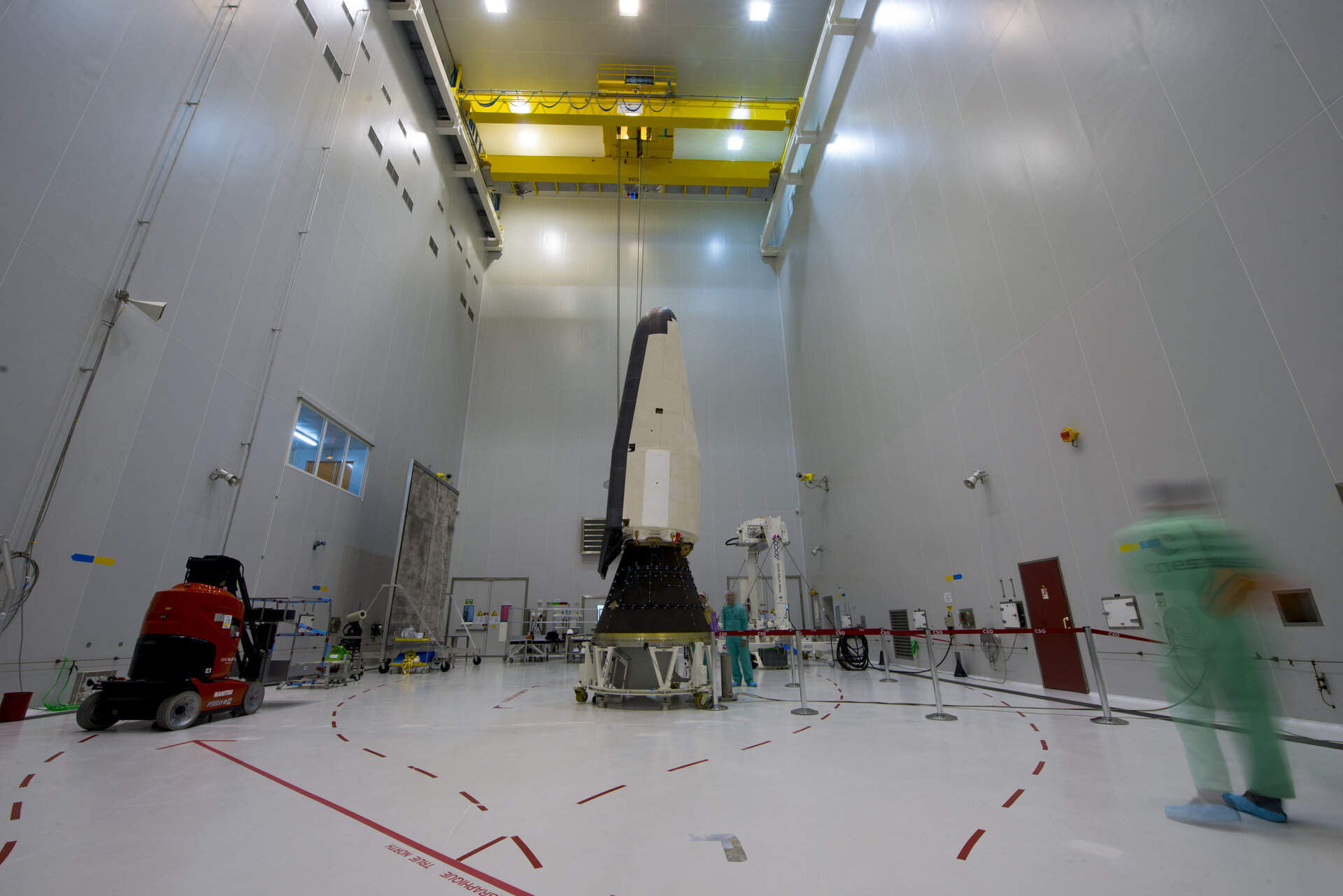 IXV installed on its payload adapter