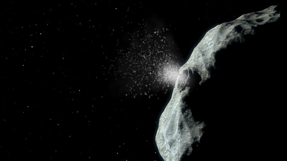 Impacto contra un asteroide