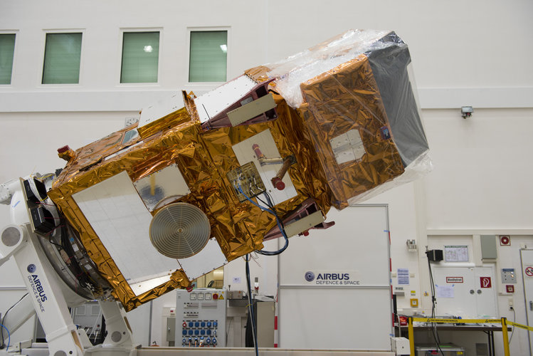 Sentinel-2A fully integrated at IABG’s facilities