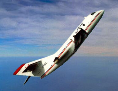 El avión de vuelos parabólicos Falcon 20