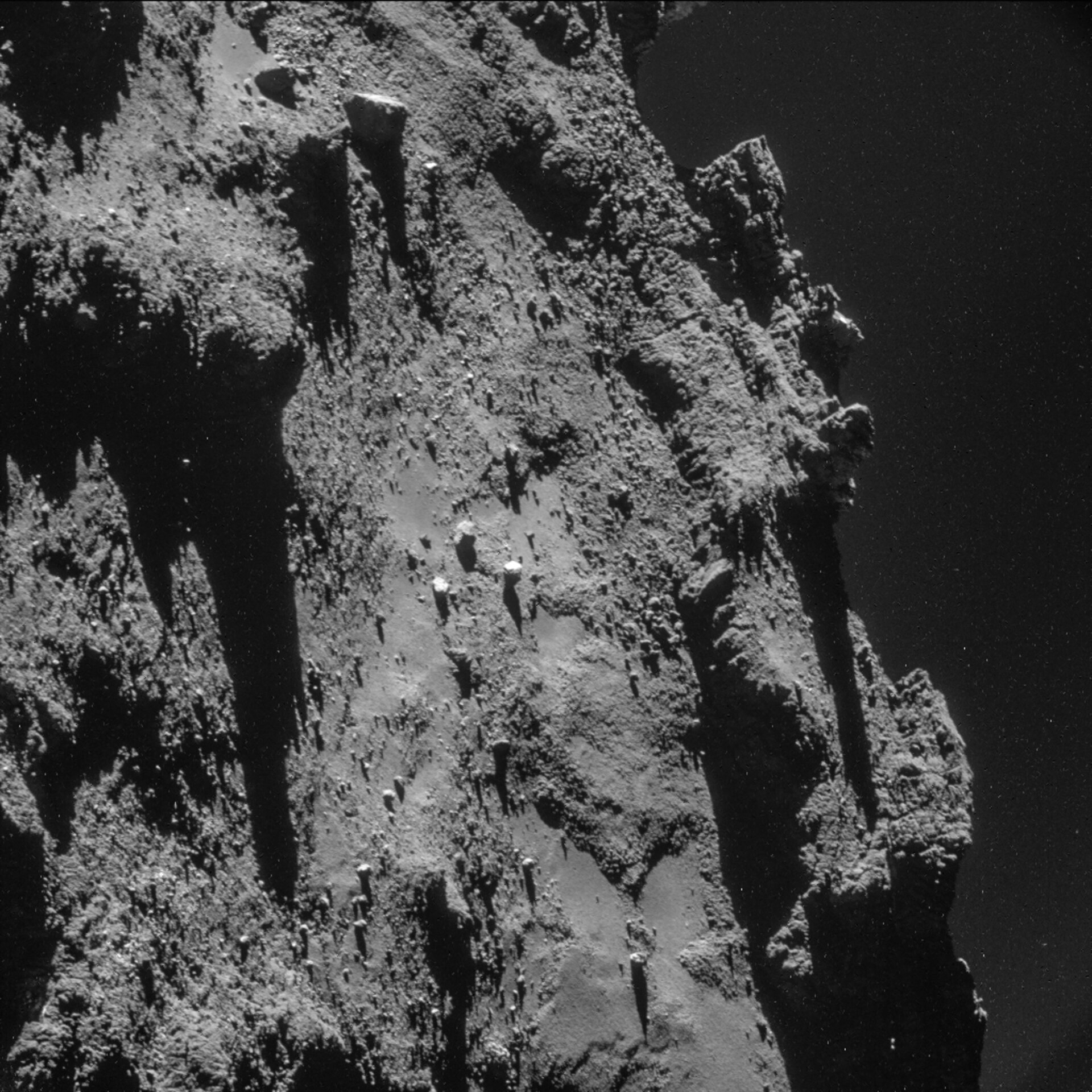 Comet on 19 October 2014 – NavCam 