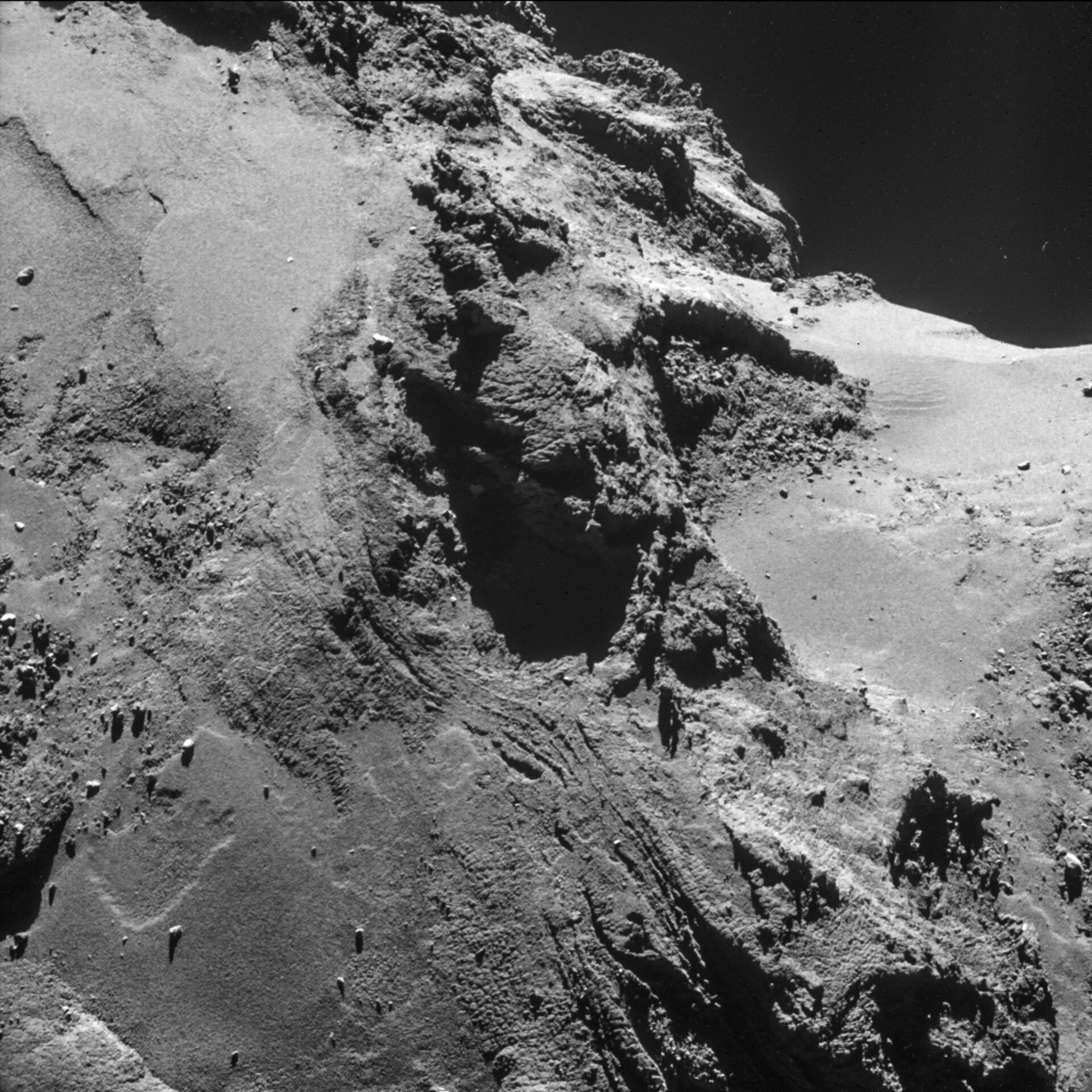 Comet on 21 October 2014 – NavCam 