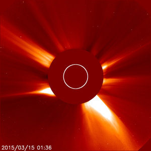 Solar mass ejection