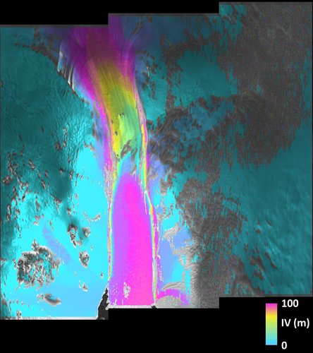 Pine Island Glacier on Sentinel-1A’s radar