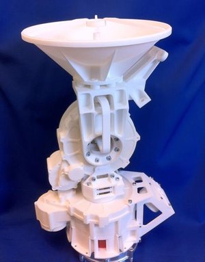 Rapid prototype of a mechanically steerable data downlink