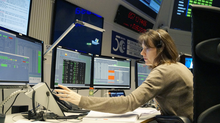 Sentinel-2A Deputy Spacecraft Operations Manager Michelle Collins