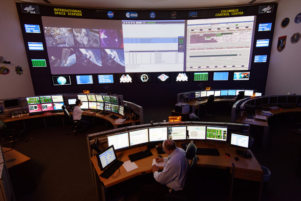 Das Columbus-Kontrollzentrum (Col-CC) der ESA