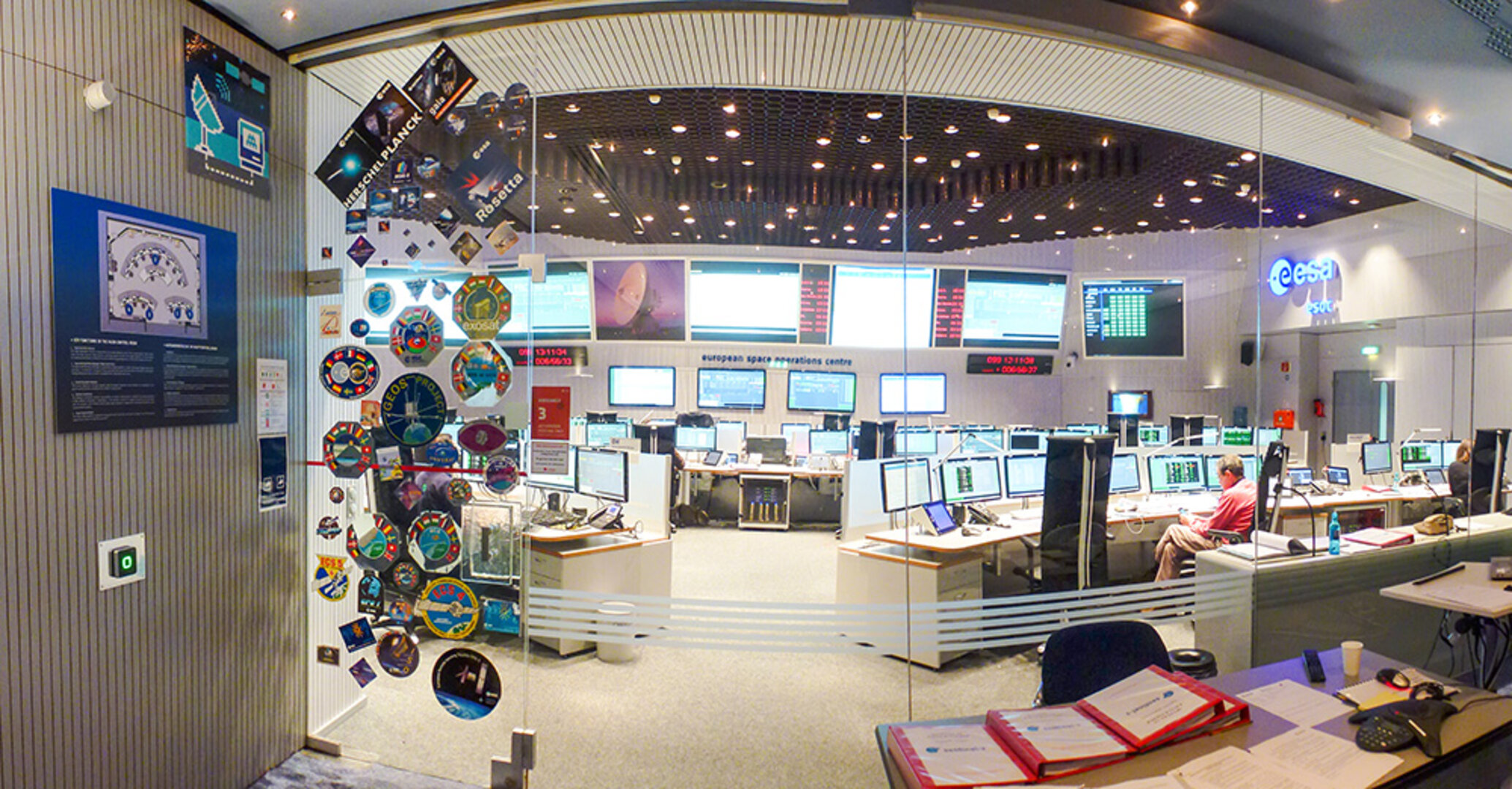ESOC control room art