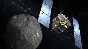 Japans Hayabusa2 sonde, asteroidelanding