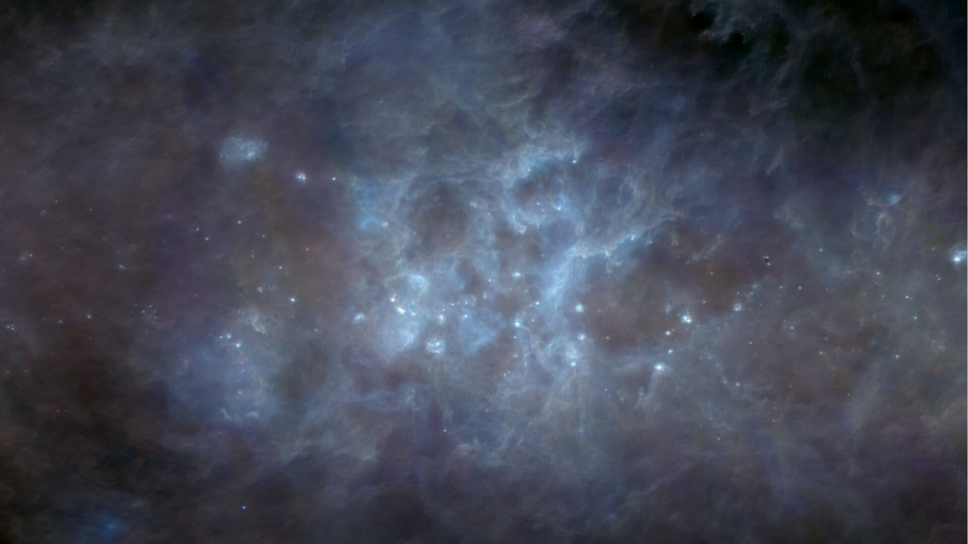 Akari view of the Cygnus region in the Milky Way