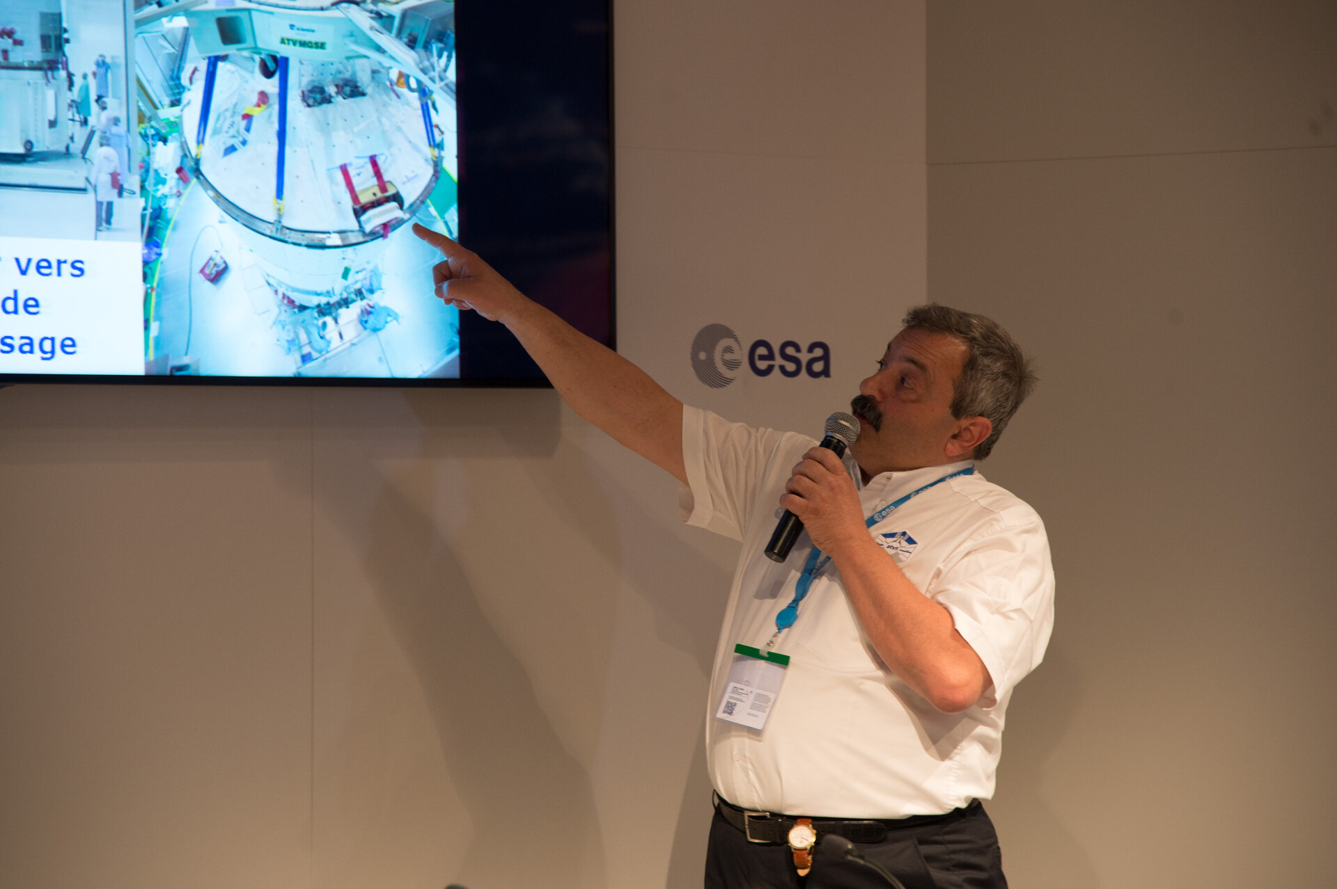 ATV programme presented at the ESA Pavilion