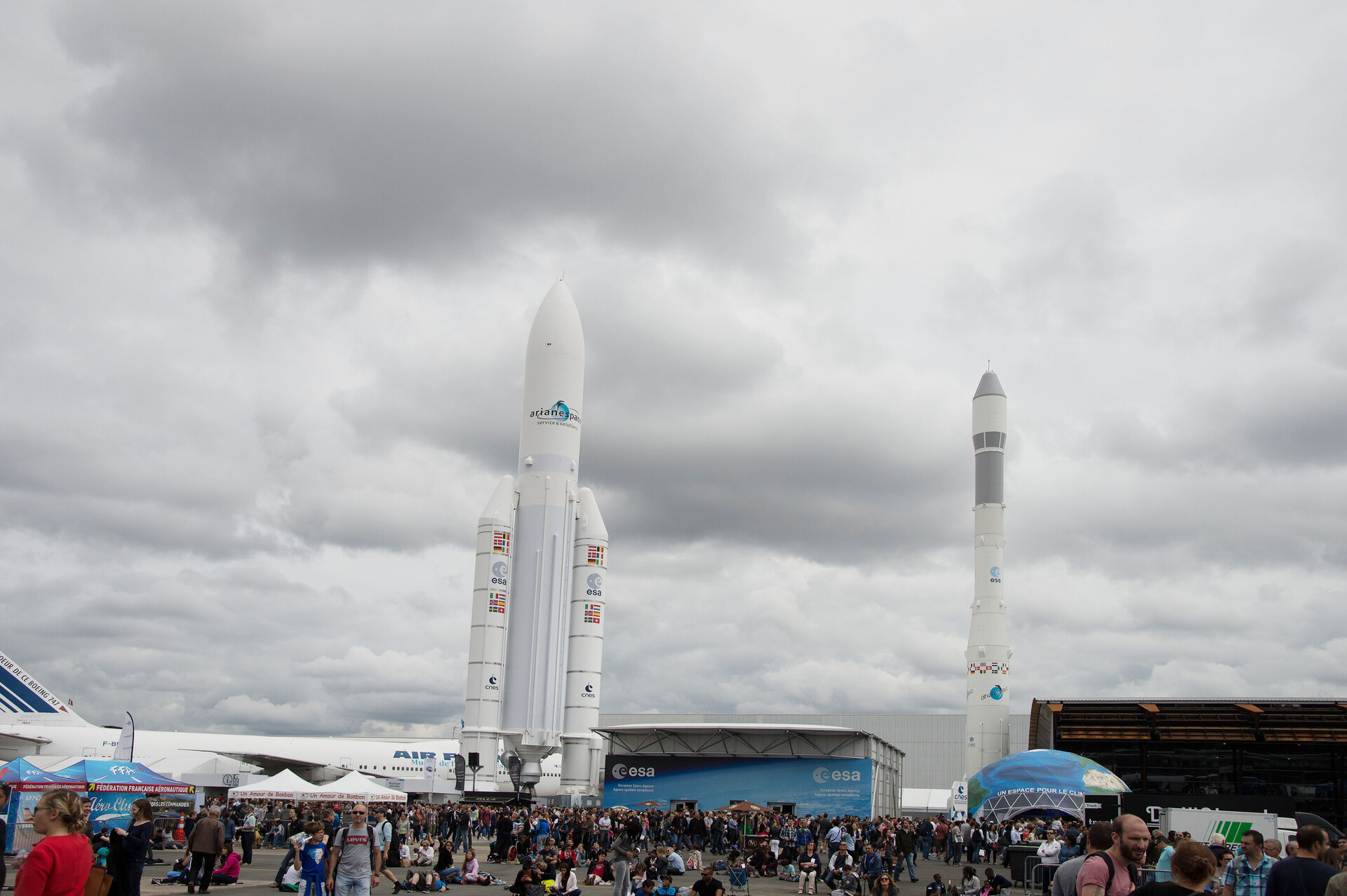 ESA Pavilion, at the 2015 Paris Air and Space Show