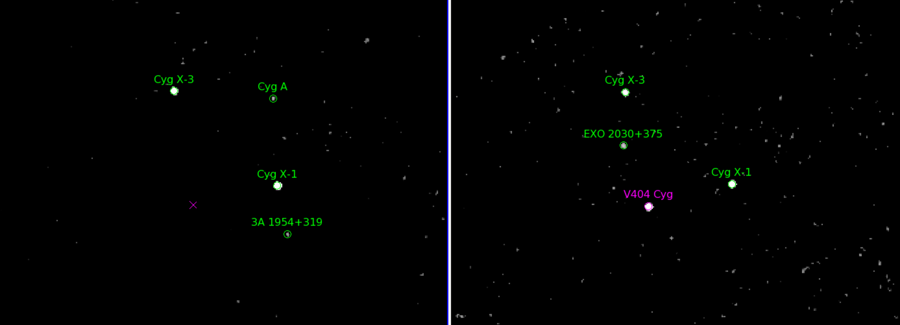 Integral image before and after the outburst