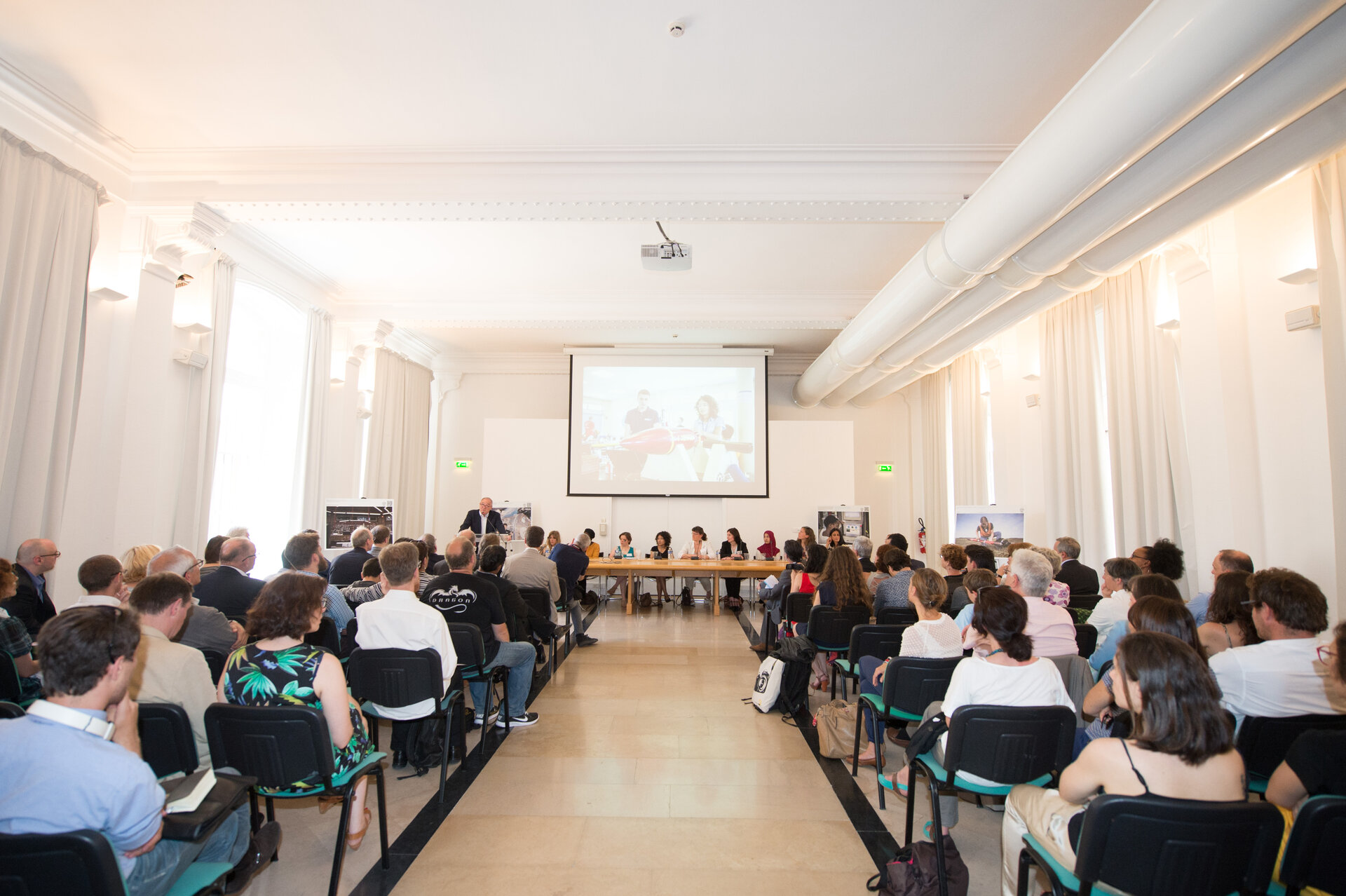 Inauguration of the "Space Girls, Space Women" exhibition