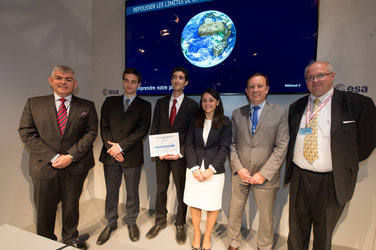 Prize-giving ceremony for the Student Aerospace Challenge