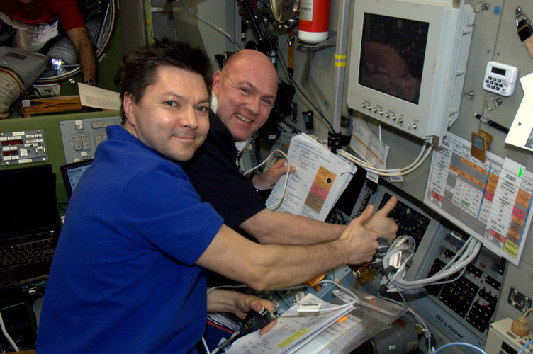 Astronauts on ISS