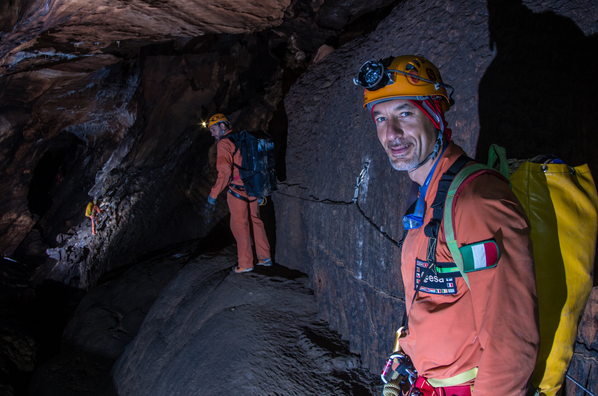 Luca underground caves training