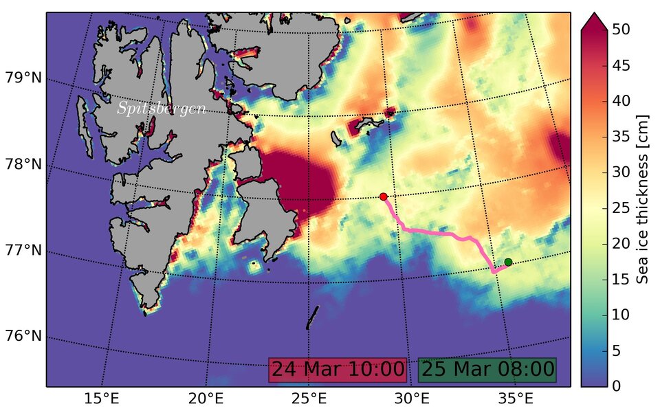 Navigating icy waters with SMOS