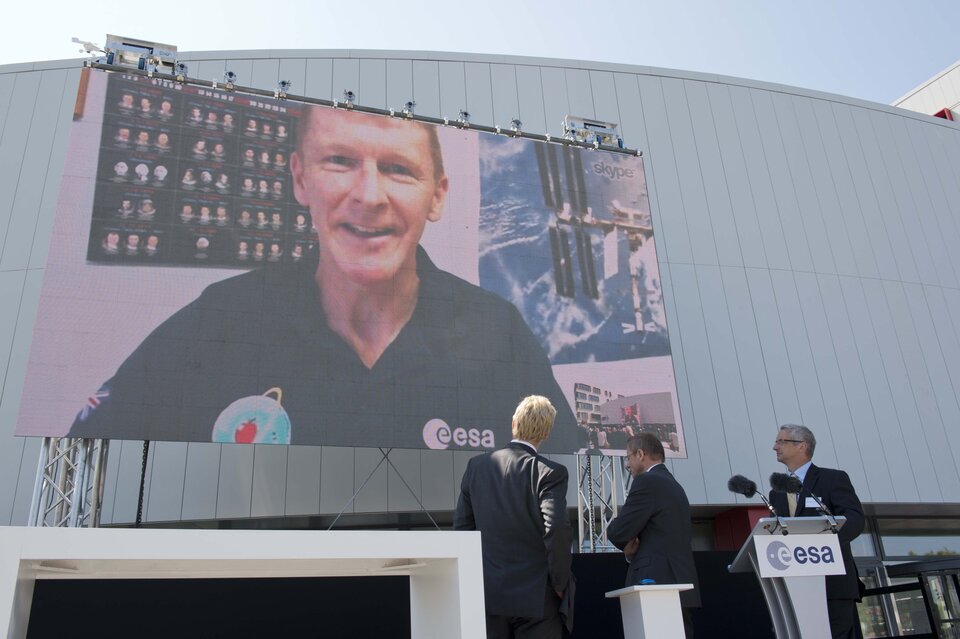 Astronaut Tim Peake speaks