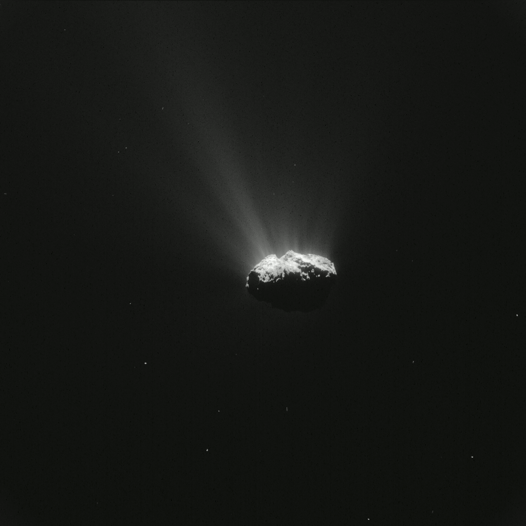 Comet on 12 August 2015 – NavCam Animation