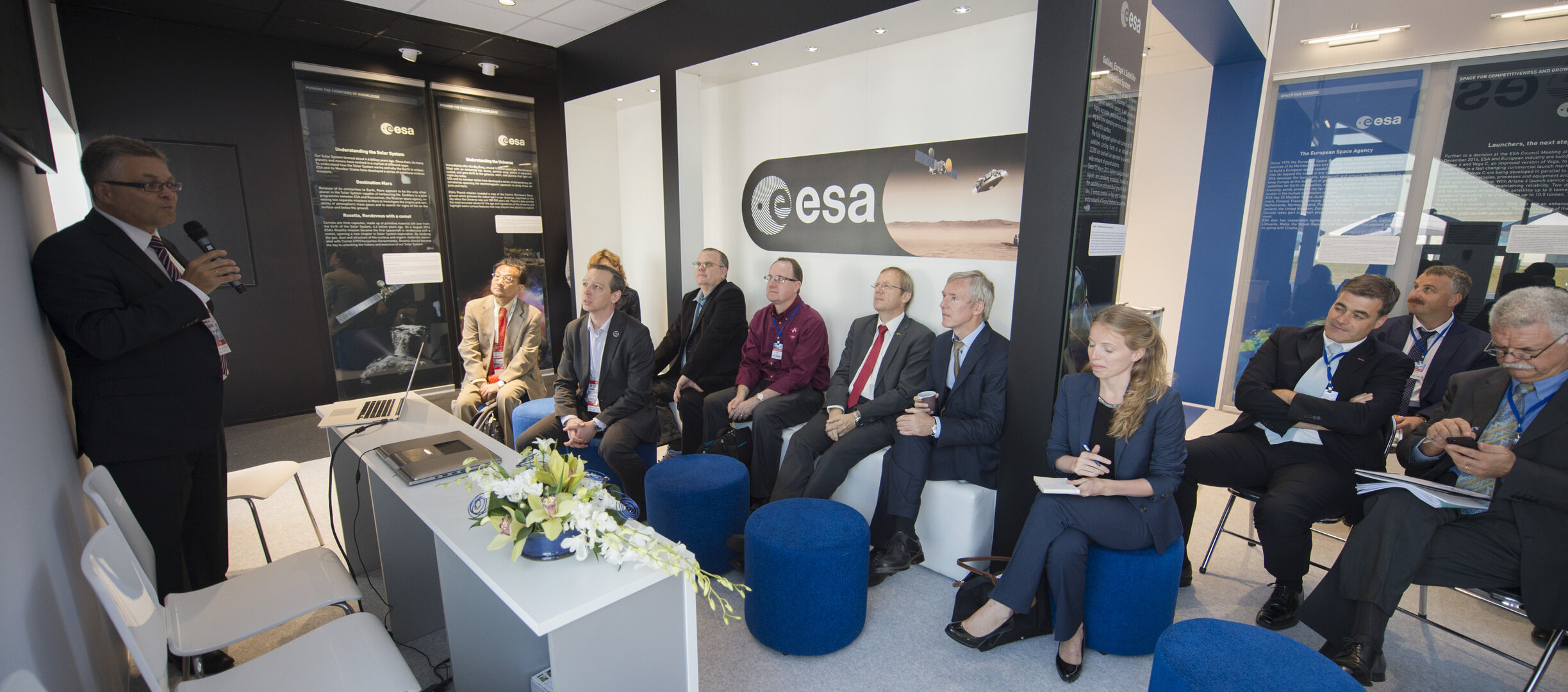 "ESA-Russia cooperation highlights" presentation at MAKS 2015
