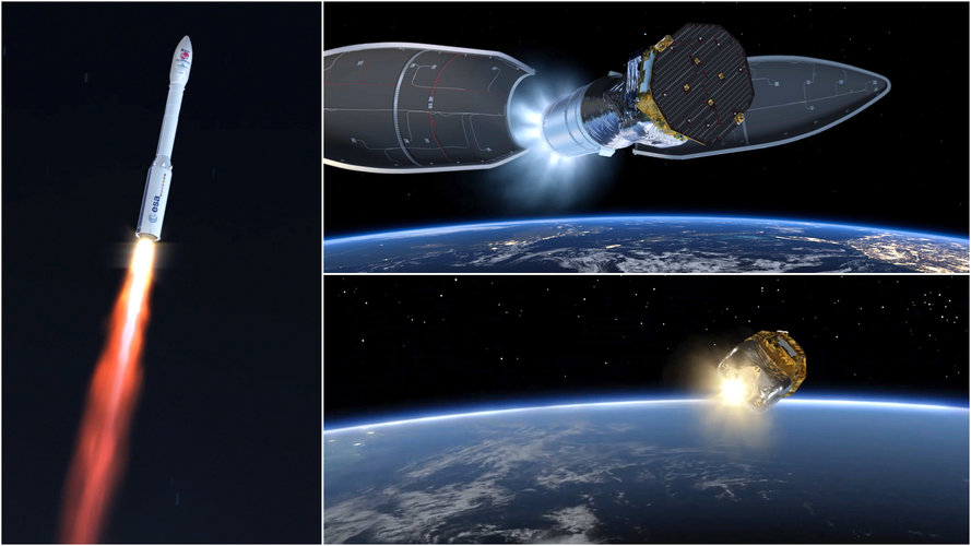 LISA Pathfinder launch sequence