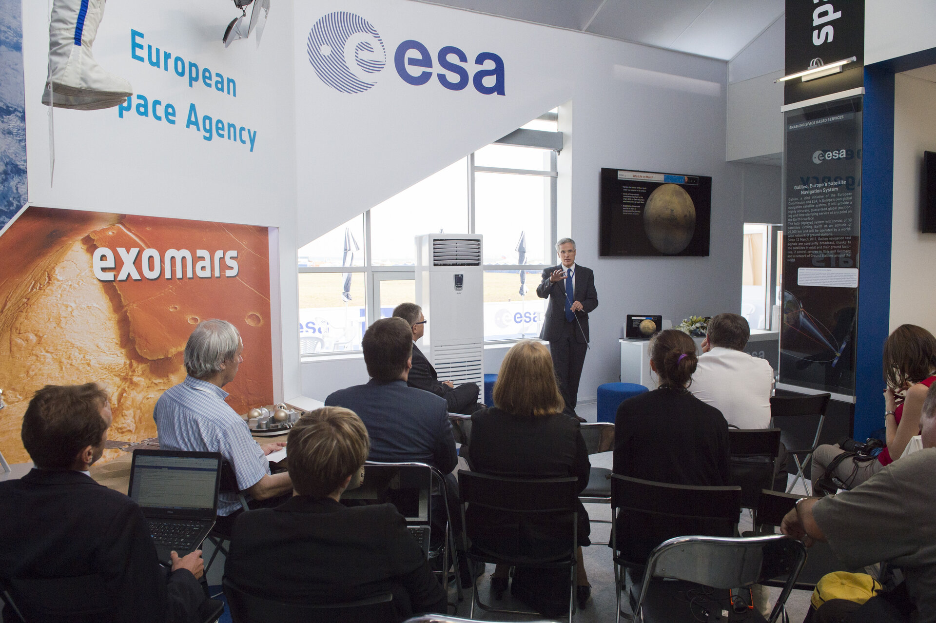 "The novel science of the ExoMars missions" presentation at MAKS 2015