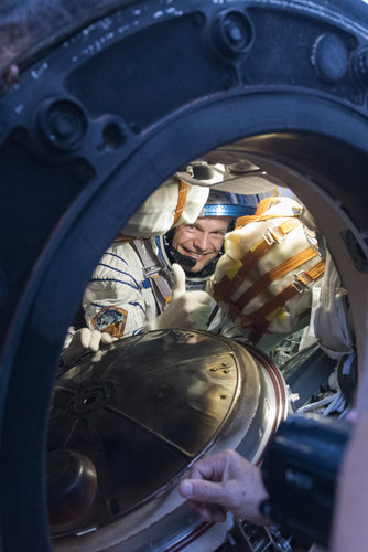 ESA astronaut Andreas Mogensen back on Earth