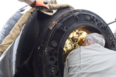 ESA astronaut Andreas Mogensen back on Earth