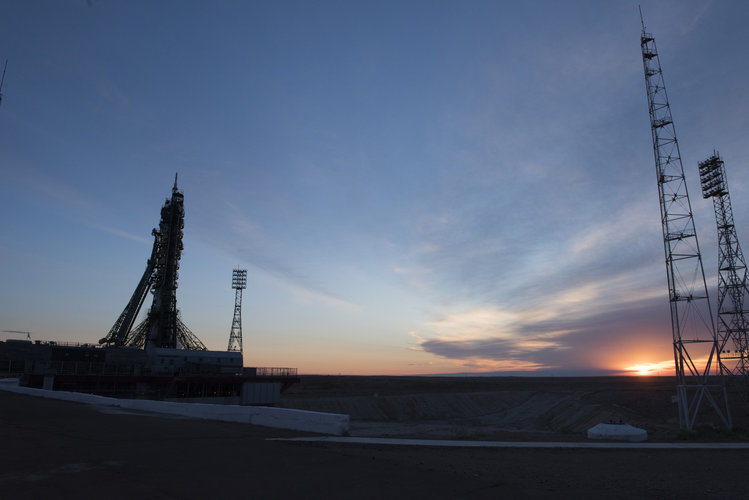Dawn at the launchpad