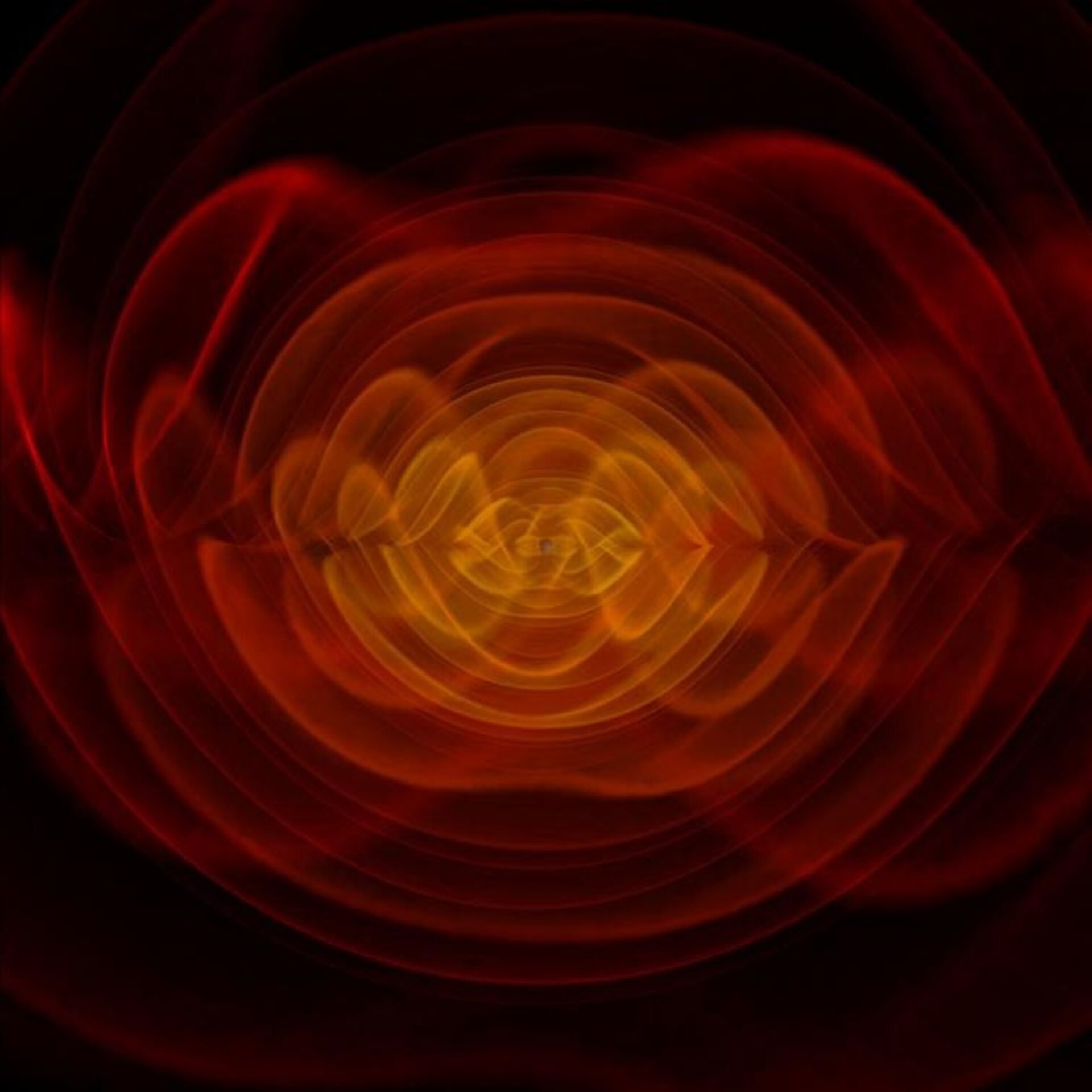 If our eyes could see gravitational waves