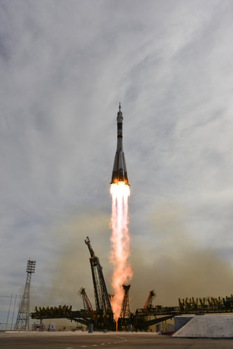 Soyuz TMA-18M liftoff